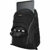 Targus Motor TSB194US Carrying Case (Backpack) for 16" Notebook - Black, Yellow