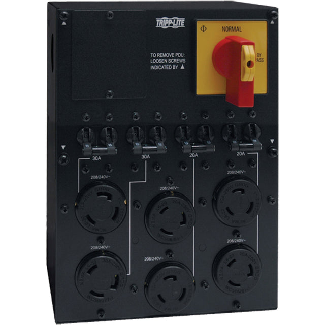 Eaton Tripp Lite Series Detachable PDU option for compatible SmartOnline UPS Systems, Hardwired Input/L6-20R and L6-30R