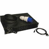 Eaton 7.4kW Single-Phase Switched PDU, LX Interface, 230V Outlets (16-C13), IEC-309 Blue 230V 32A, 3.6m Cord, 2U Rack-Mount, TAA