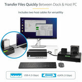 StarTech.com 4-Bay Hard Drive Duplicator and Eraser, External HDD/SSD Cloner / Copier / Wiper Tool, USB 3.0/eSATA to SATA Docking Station