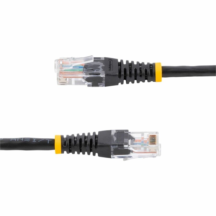 StarTech.com 10ft Black Molded Cat5e UTP Patch Cable