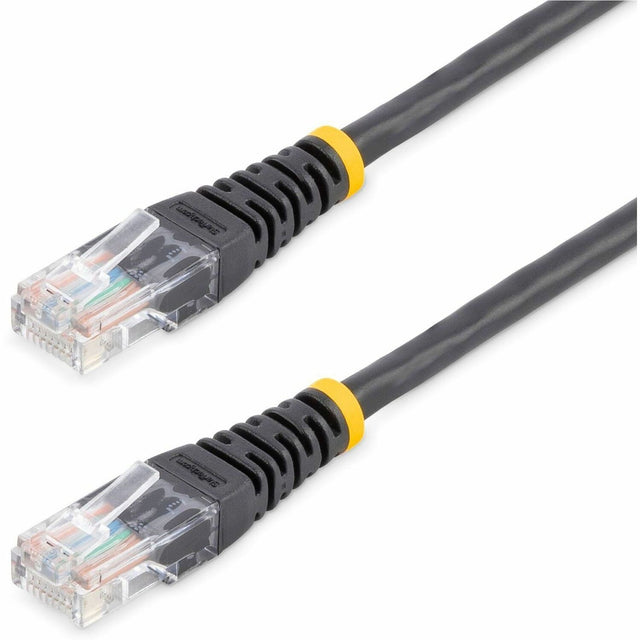 StarTech.com 10ft Black Molded Cat5e UTP Patch Cable