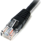 StarTech.com 6 ft Black Molded Cat5e UTP Patch Cable