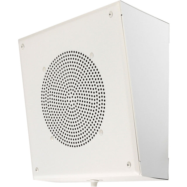 Quam Indoor Screw Mount, Surface Mount Speaker - 12 W RMS - White - TAA Compliant
