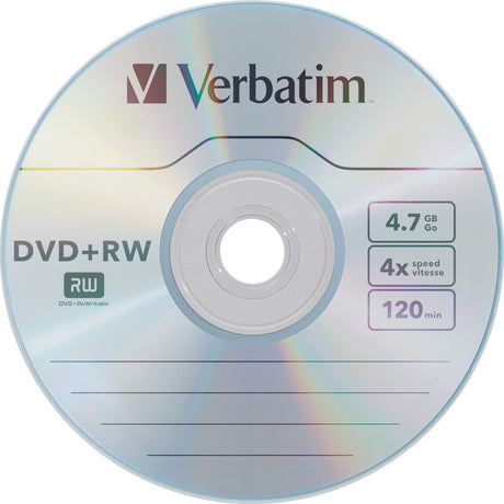 Verbatim DataLifePlus 94839 DVD Rewritable Media - DVD+RW - 4x - 4.70 GB - 10 / Pack - Silver