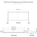 StarTech.com 1U Server Rack Cabinet Shelf - Fixed 7" Deep Cantilever Rackmount Tray for 19" Data/AV/Network Enclosure w/cage nuts, screws