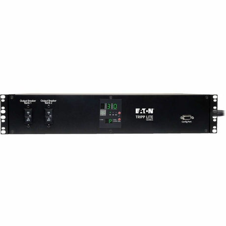 Eaton Tripp Lite Series 5.8kW Single-Phase Local Metered Automatic Transfer Switch PDU, Two 200-240V L6-30P Inputs, 16-C13 2-C19 & 1 L6-30R Outlet, 2U, TAA