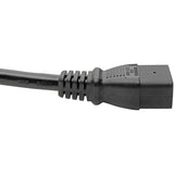 Eaton Tripp Lite Series Power Cord, C19 to NEMA L6-20 - Heavy-Duty, 20A, 250V, 12 AWG, 14 ft. (4.27 m), Black