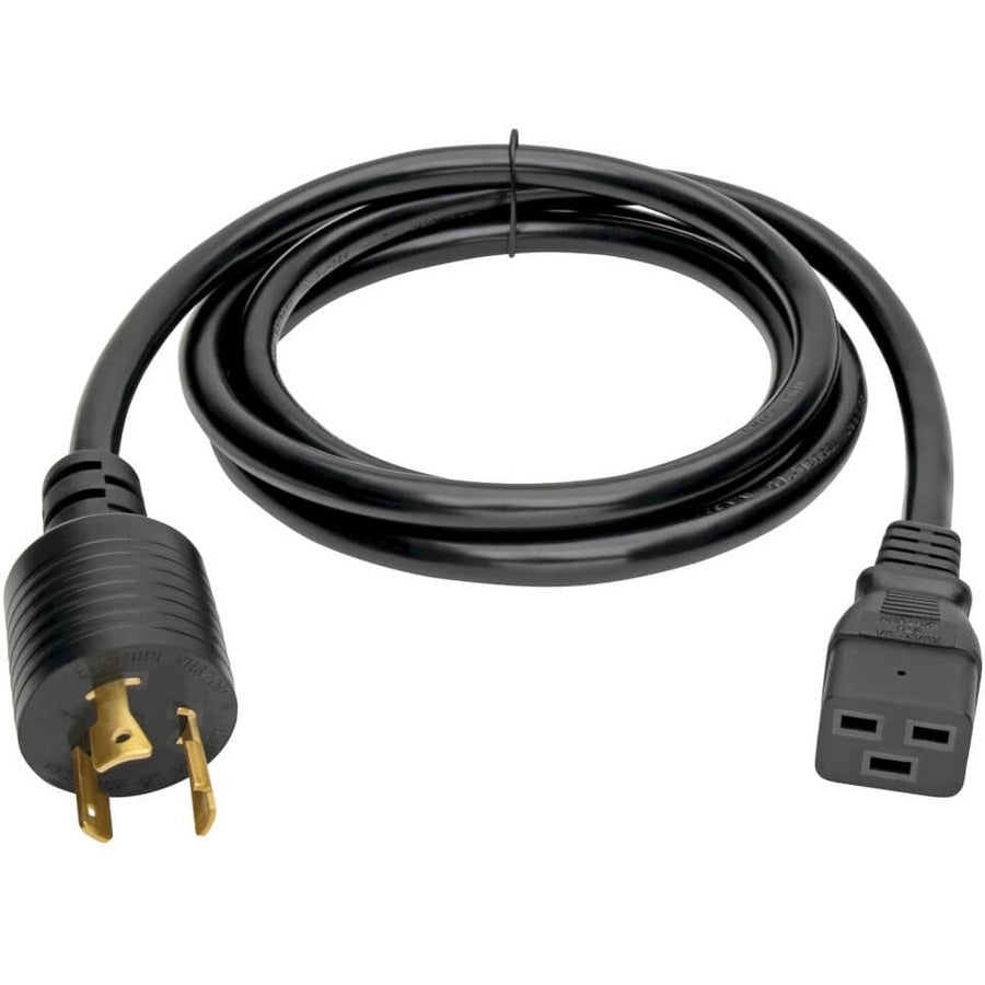 Eaton Tripp Lite Series Power Cord, C19 to NEMA L6-20 - Heavy-Duty, 20A, 250V, 12 AWG, 14 ft. (4.27 m), Black