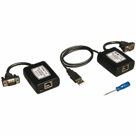 Eaton Tripp Lite Series VGA over Cat5/6 Extender Kit, Transmitter/Receiver for Video, USB Powered, Up to 500 ft. (152 m), TAA