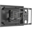 Chief Thinstall Medium 18 Inch Extension Monitor Arm Wall Mount - For 32-65 Inch Displays - Dual Monitor Arm - Black