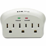 Eaton Tripp Lite Series Protect It! 3-Outlet Surge Protector, Direct Plug-In, 660 Joules, 2 Diagnostic LEDs