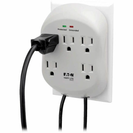 Eaton Tripp Lite Series Protect It! 5-Outlet Surge Protector, Direct Plug-In, 1080 Joules, 1-Line RJ11 Protection