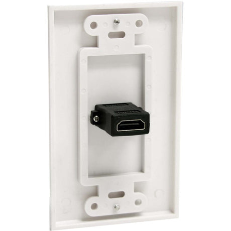 StarTech.com Single Outlet Female HDMI&reg; Wall Plate White