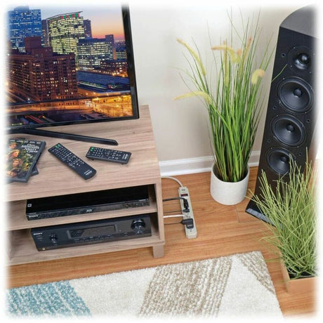 Eaton Tripp Lite Series Protect It! 6-Outlet Surge Protector, 15 ft. Cord, 790 Joules, Diagnostic LED, Light Gray Housing