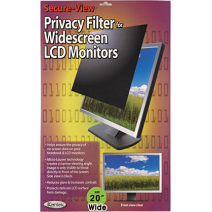 Kantek Secure-View Blackout Privacy Filter Black