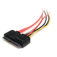 StarTech.com 12in 22 Pin SATA Power and Data Extension Cable