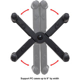 SYBA Multimedia Plastic Stand for ATX Case with Adj. Width with Caster wheels