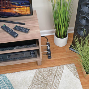 Eaton Tripp Lite Series Protect It! 6-Outlet Surge Protector, 6 ft. Cord, 360 Joules, Diagnostic LED, Black Housing