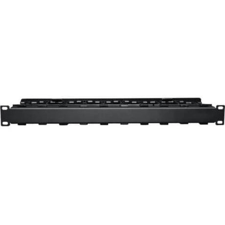 Eaton Tripp Lite Series SmartRack 1U High Capacity Horizontal Cable Manager - Finger duct with dual-hinge cover