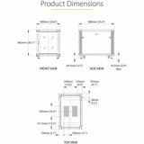 StarTech.com 12U 36in Knock-Down Server Rack Cabinet with Casters