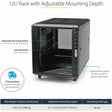 StarTech.com 12U 36in Knock-Down Server Rack Cabinet with Casters