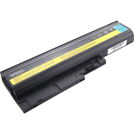 DENAQ 6-Cell 58Whr Li-Ion Laptop Battery for IBM ThinkPad R400, R500, R60, R60e, R60i, R61, R61e, R61i; ThinkPad SL300, SL400, SL500; ThinkPad T500, T60, T60p, T61, T61p; ThinkPad W500; ThinkPad Z60m, Z61e, Z61m, Z61p