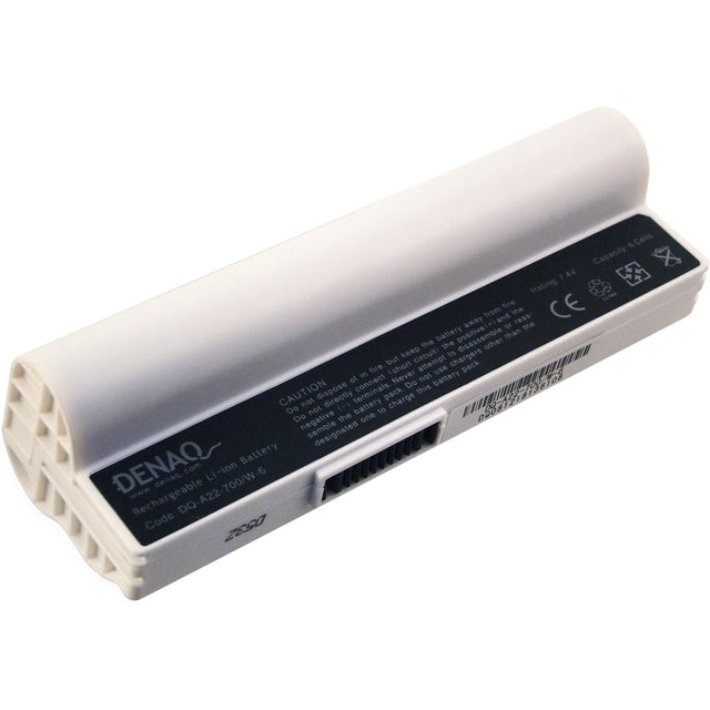 DENAQ 6-Cell 4800mAh Li-Ion Laptop Battery for ASUS Eee PC 12G, 20G, 2G, 4G, 700, 701, 8G, 900