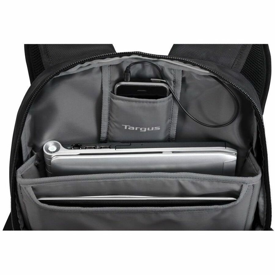 Targus Carrying Case for 16" Notebook - Black with Earphone Jack in strap