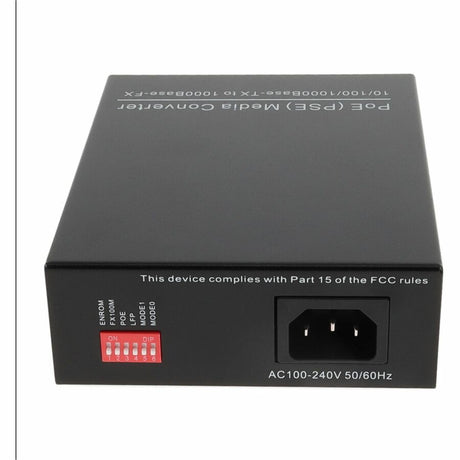 AddOn 10/100/1000Base-TX(RJ-45) to 1000Base-LX(SC) SMF 1310nm 10km POE Media Converter