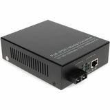 AddOn 10/100/1000Base-TX(RJ-45) to 1000Base-LX(SC) SMF 1310nm 10km POE Media Converter