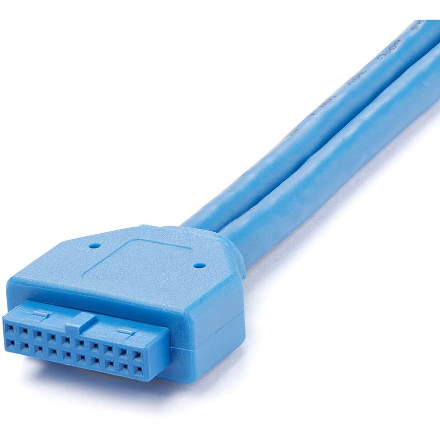 StarTech.com 2 Port Panel Mount USB 3.0 (5Gbps) Cable - USB A to Motherboard Header Cable F/F