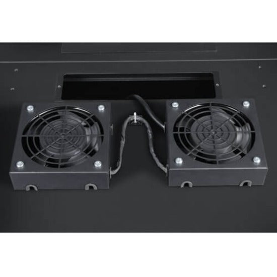 Eaton Tripp Lite Series SmartRack Wall-Mount Roof Fan Kit - 2-120V high-performance fans; 210 CFM; 5-15P plug