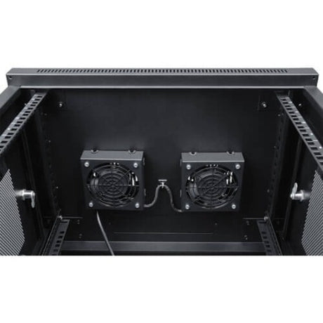 Eaton Tripp Lite Series SmartRack Wall-Mount Roof Fan Kit - 2-120V high-performance fans; 210 CFM; 5-15P plug