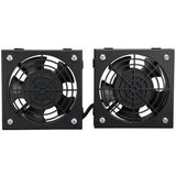 Eaton Tripp Lite Series SmartRack Wall-Mount Roof Fan Kit - 2-120V high-performance fans; 210 CFM; 5-15P plug