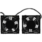 Eaton Tripp Lite Series SmartRack Wall-Mount Roof Fan Kit - 2-120V high-performance fans; 210 CFM; 5-15P plug