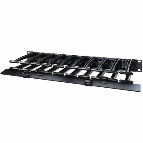 APC NetShelter Cable Management, Horizontal Cable Manager, 1U, Single Side with Cover, Black, 482.6 x 44.45 x 165.1 mm