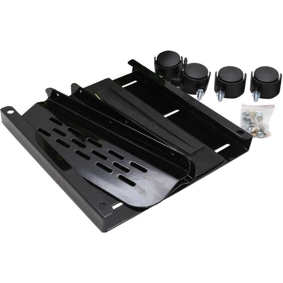 SYBA Steel PC Stand for ATX Case with Adj. Width with Caster Wheels