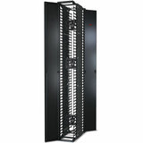 Performance, Vertical Cable Manager for 2 & 4 Post Racks, 84"H x 10"W, Double-Sided with Doors