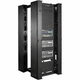 Performance, Vertical Cable Manager for 2 & 4 Post Racks, 84"H x 10"W, Single-Sided with Door