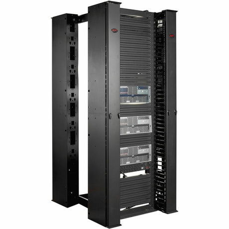 Performance, Vertical Cable Manager for 2 & 4 Post Racks, 84"H x 10"W, Single-Sided with Door