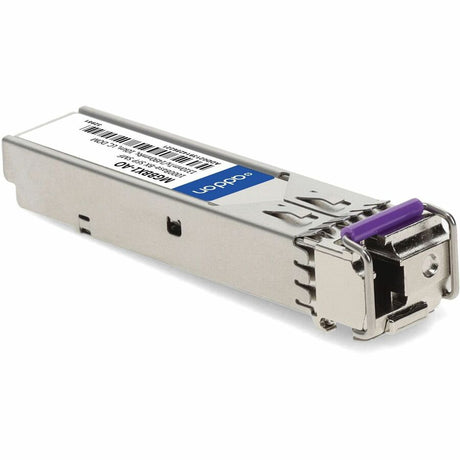AddOn Linksys MGBBX1 Compatible TAA Compliant 1000Base-BX SFP Transceiver (SMF, 1310nmTx/1490nmRx, 20km, LC, DOM)