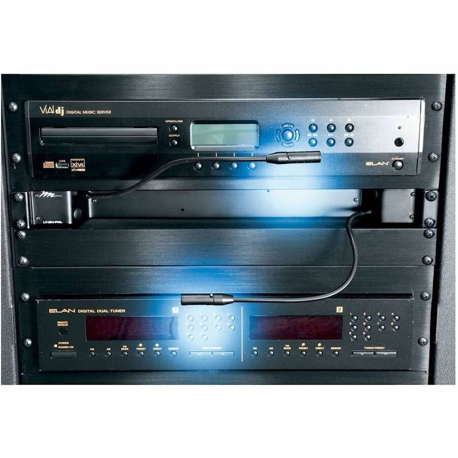 Middle Atlantic LED Gooseneck Light Series 1RU Panel Gooseneck Light