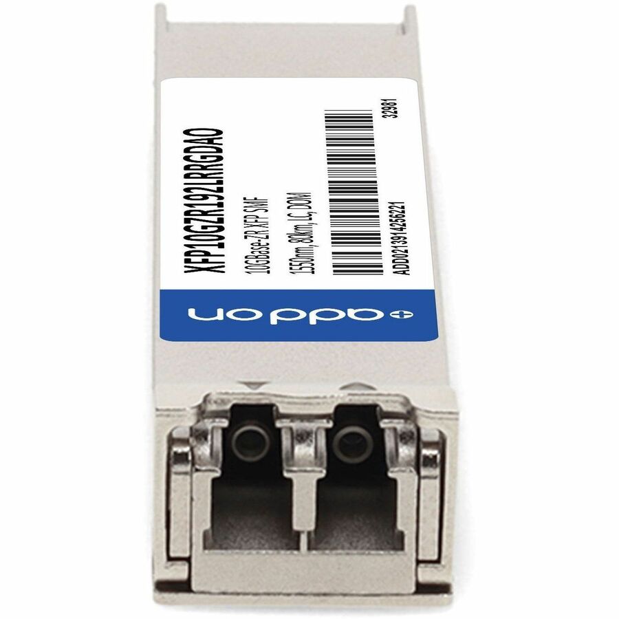 AddOn Cisco XFP10GZR192LR-RGD Compatible TAA Compliant 10GBase-ZR XFP Transceiver (SMF, 1550nm, 80km, LC, DOM, Rugged)