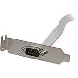 StarTech.com 1 Port 16in DB9 Serial Port Bracket to 10 Pin Header - Low Profile