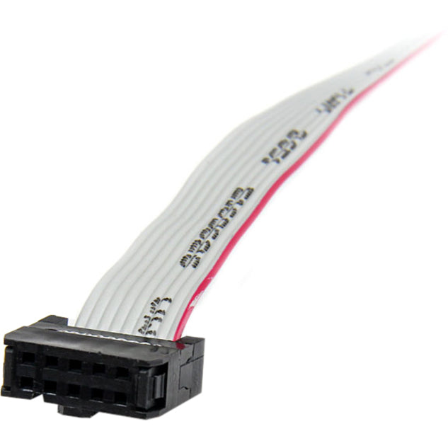 StarTech.com 1 Port 16in DB9 Serial Port Bracket to 10 Pin Header - Low Profile