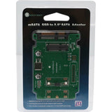 SYBA Multimedia mSATA SSD 50mm to SATA Adapter