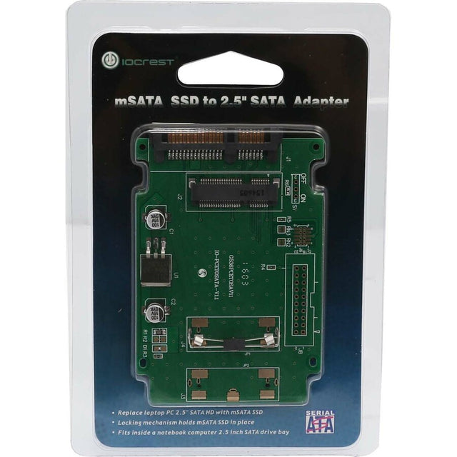 SYBA Multimedia mSATA SSD 50mm to SATA Adapter