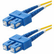 AddOn 3m SC (Male) to SC (Male) Yellow OS2 Duplex Fiber OFNR (Riser-Rated) Patch Cable