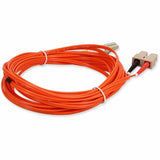 AddOn 5m LC (Male) to SC (Male) Orange OM1 Duplex Fiber OFNR (Riser-Rated) Patch Cable